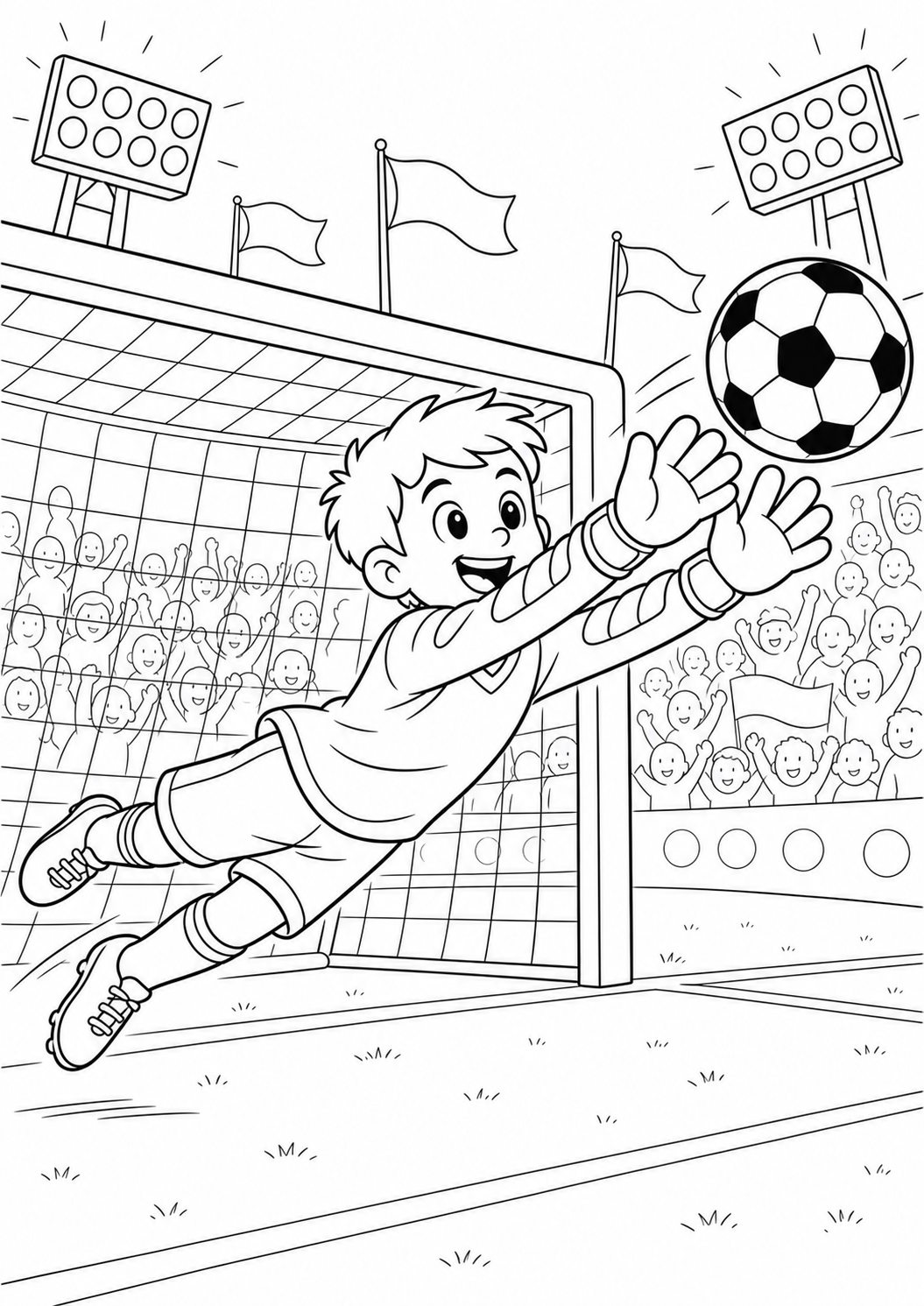 Voetbal Sportief Doelpunt Keeper Teamspel